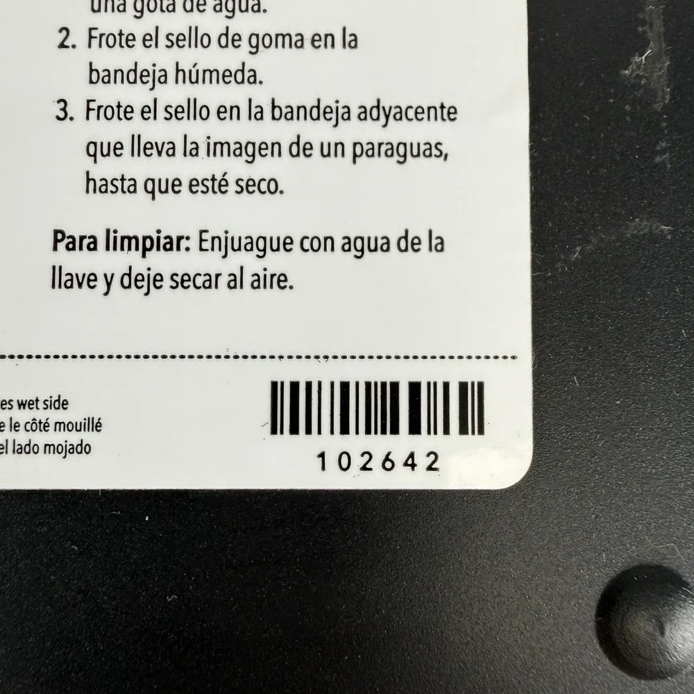 Stampin Up Stampin Scrub Rubber Stamp Cleaner Pad Black Case 102642